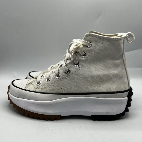 Converse Sneakers Mens 5.5 Womens 7 White Run Star Hike High Top Chuck Taylor - Picture 4 of 13